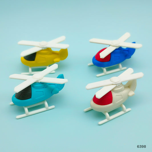 6398 HELICOPTER ERASER 24PCS