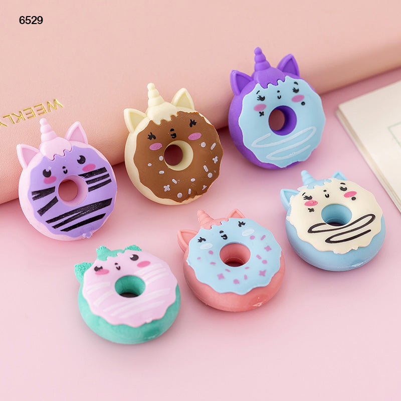 6529 DONUT ERASER 48PCS