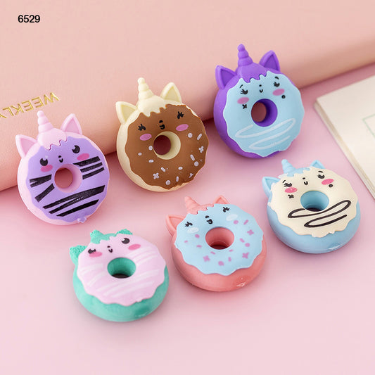 6529 DONUT ERASER 48PCS