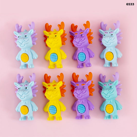 6533 ANIMAL ERASER 36PCS