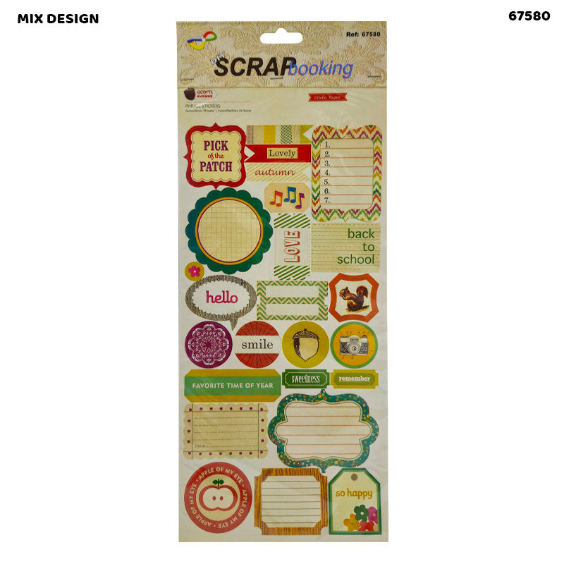 67580 SCRAPBOOKING STICKER