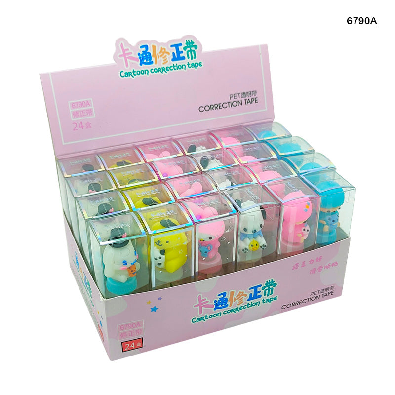 6790A CARTOON CORRECTION TAPE (24PC)
