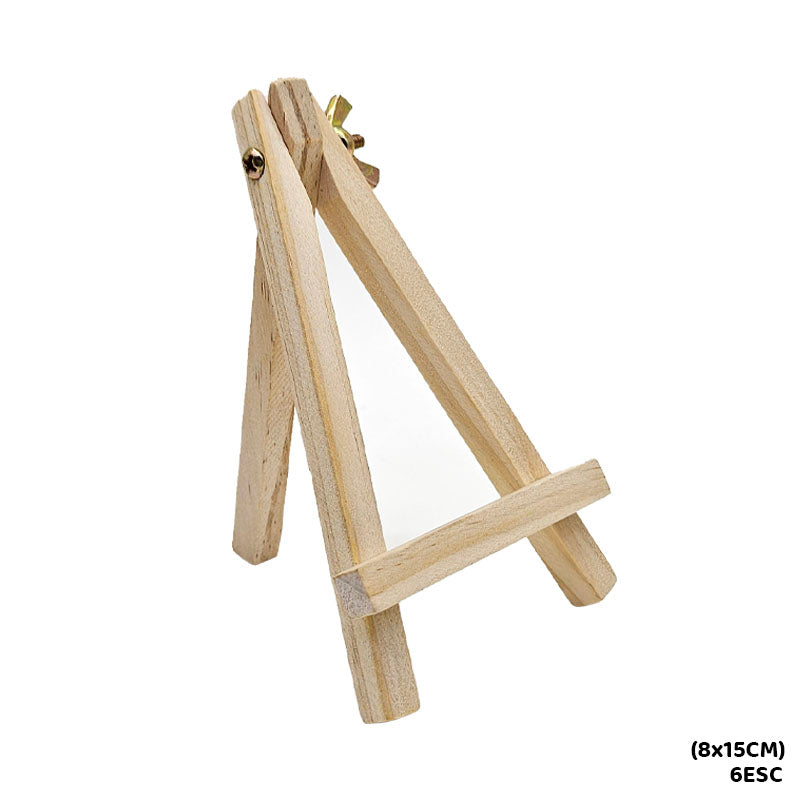 WOODEN EASEL 6" WITH SCREW (6ESC) (8x15CM) CH