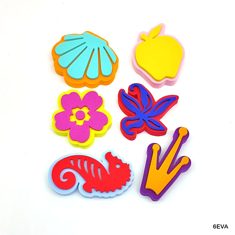 6EVA 6PC FOAM STAMP KIDS DESIGN MID
