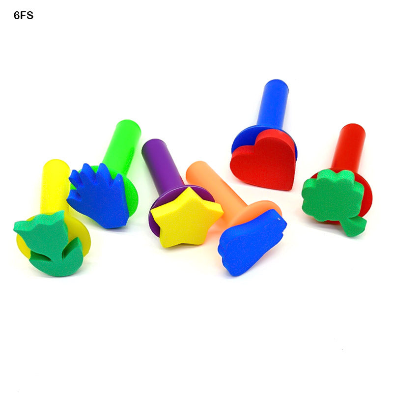6PC FOAM STAMP KIDS DESIGN (6FSK)