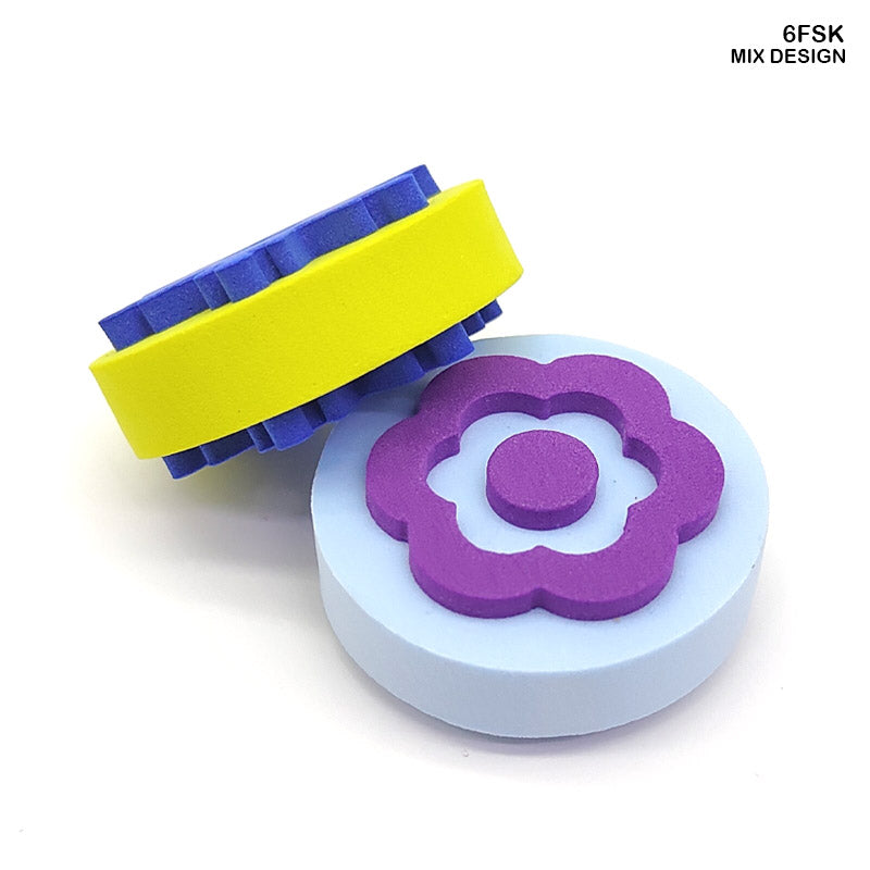 6PC FOAM STAMP KIDS DESIGN (6FSK)