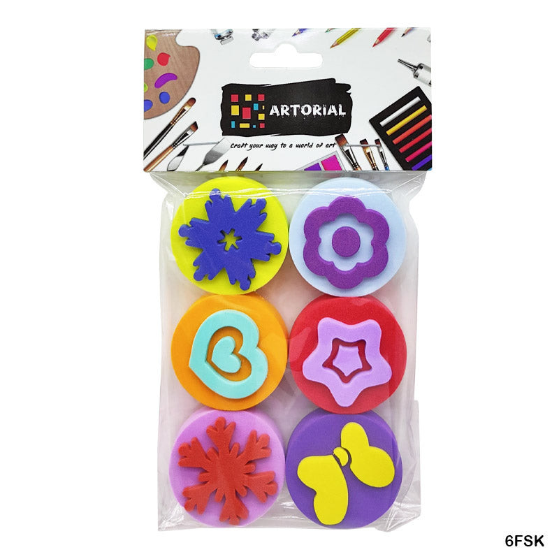 6PC FOAM STAMP KIDS DESIGN (6FSK)
