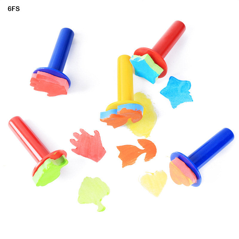 6PC FOAM STAMP KIDS DESIGN (6FSK)