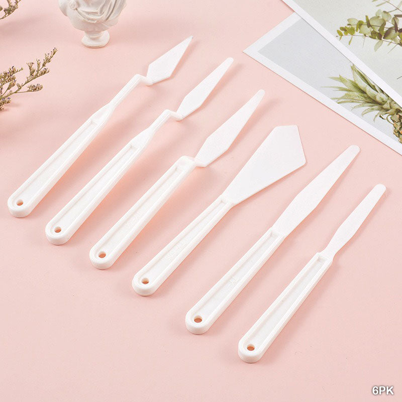 6PC PLASTIC PAINTING KNIFE (6PK)