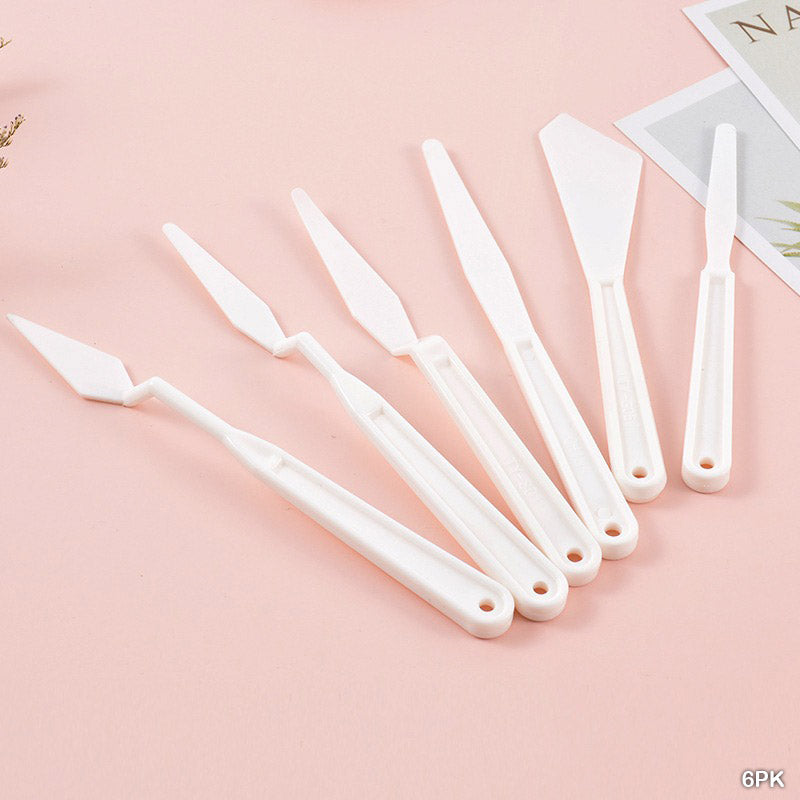 6PC PLASTIC PAINTING KNIFE (6PK)