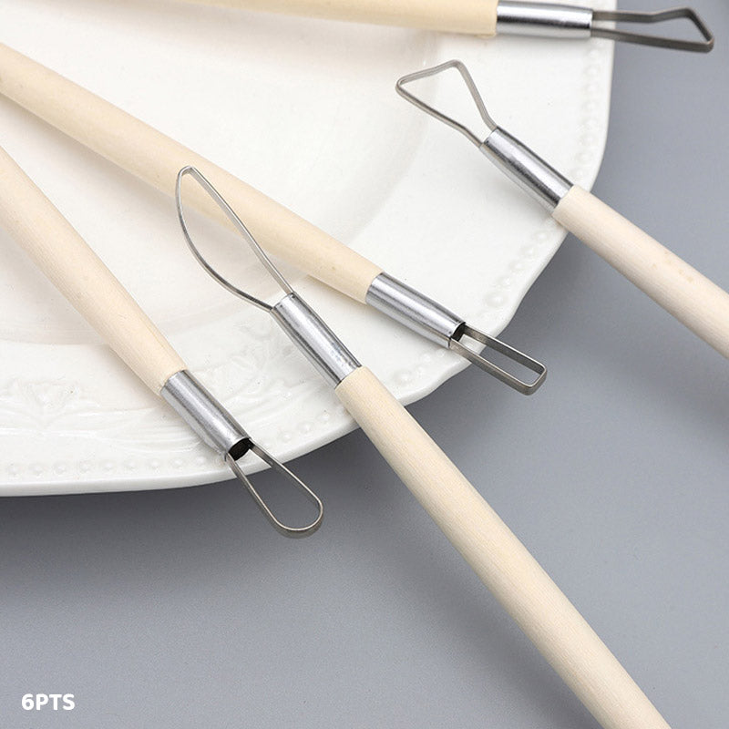 6PC POTTERY TOOL SET (6PTS)
