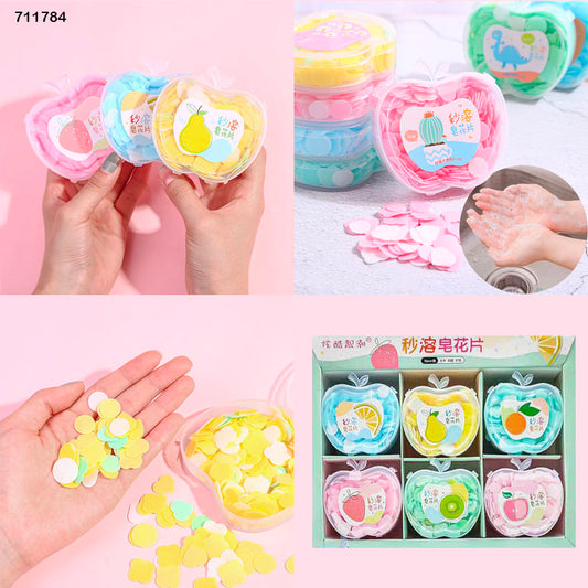 PAPER SOAP APPLE SHAPE BOX WN8007 (711784)