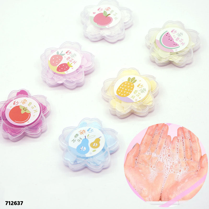 PAPER SOAP FLOWER SHAPE (712637)