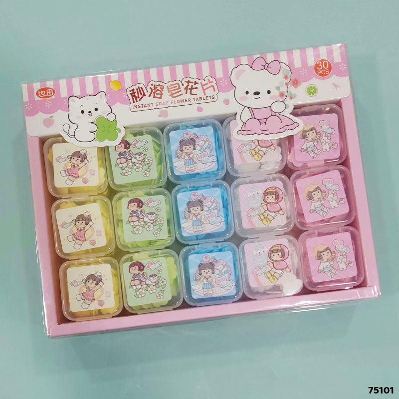 PAPER SOAP SQUARE SHAPE BOX (30PC) (75101)