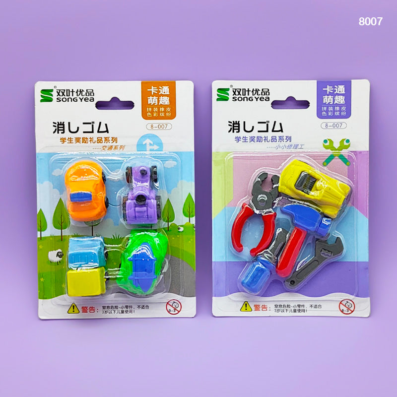 8007 VEHICLE ERASER 1PC