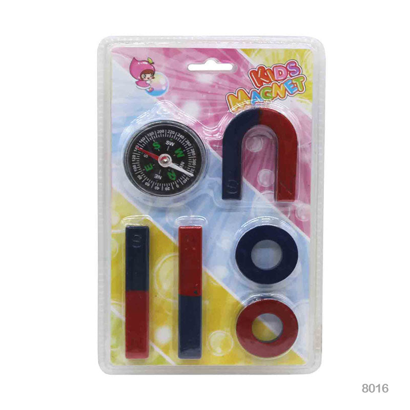 8016 MAGNET GAME WITH COMPASS 6PCS