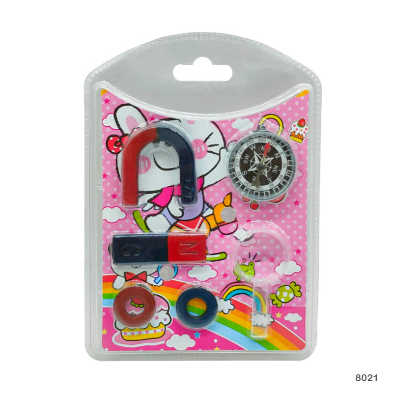8021 MAGNET GAME WITH COMPASS 6PCS