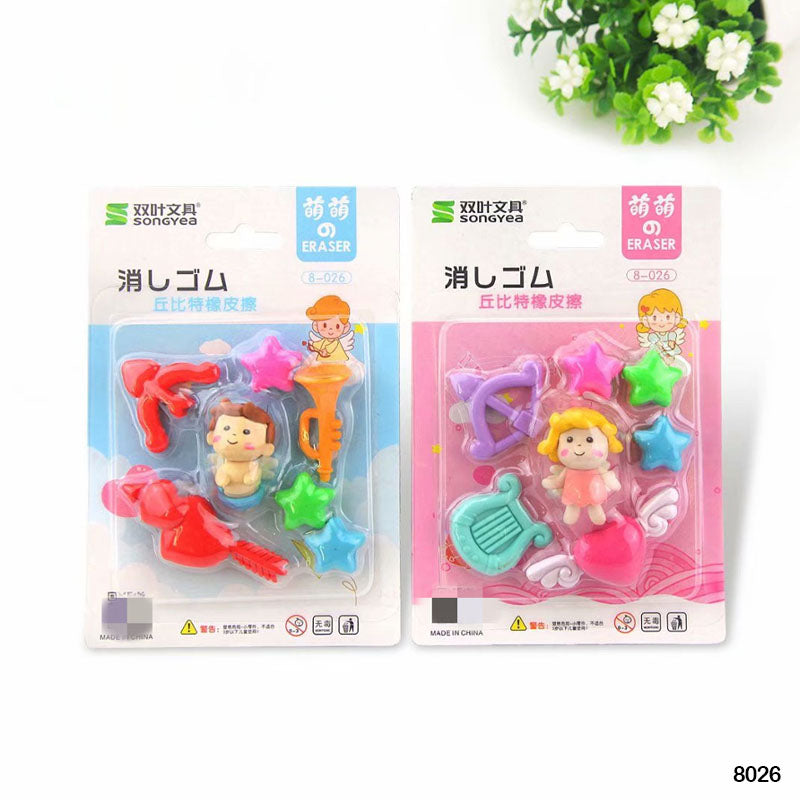 8026 BABY ANGLE ERASER 1pc