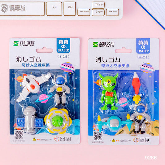 8035 SPACE CHARACTER ERASER 1pc