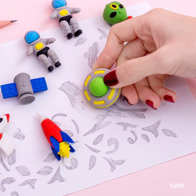 8035 SPACE CHARACTER ERASER 1pc