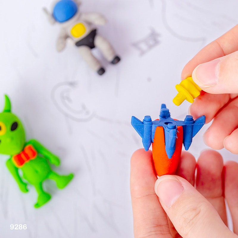 8035 SPACE CHARACTER ERASER 1pc