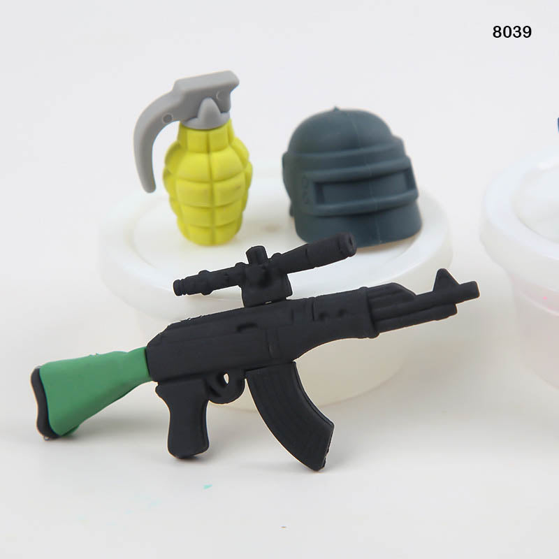 8039 PUBG THEME ERASER 1PC
