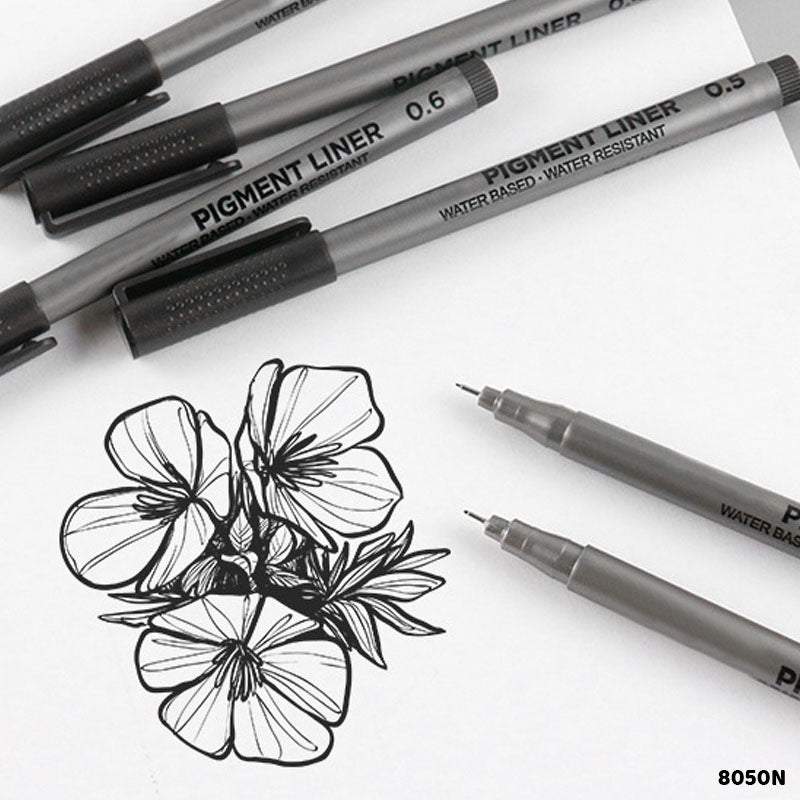 PIGMENT LINER PEN NEW CC 9PC (8050N)