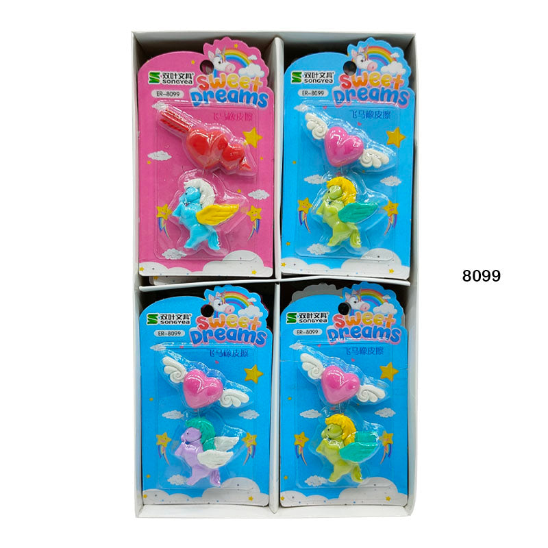 8099 UNICORN ERASER 1PC