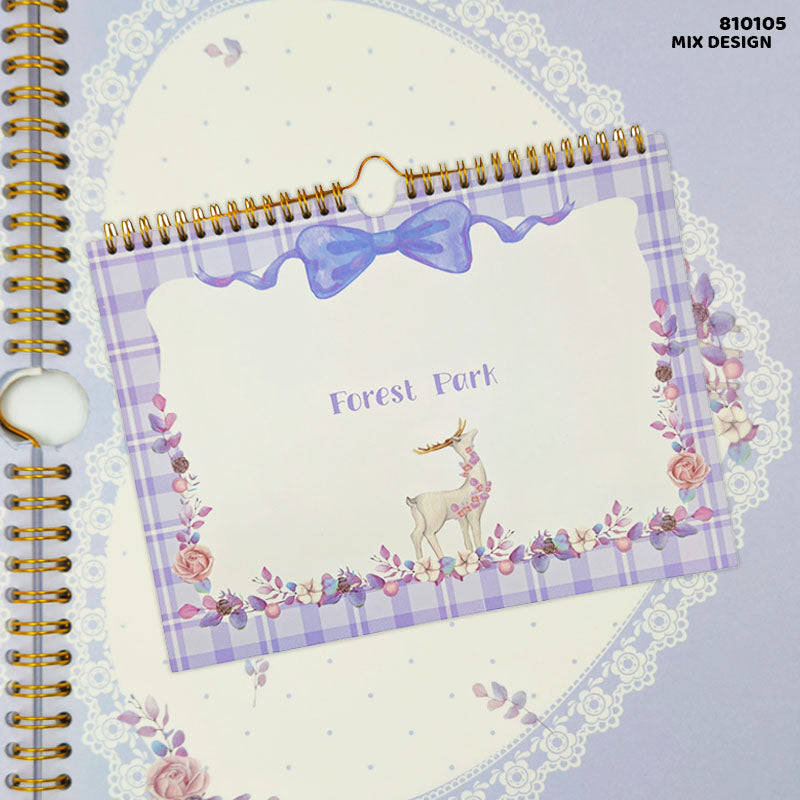 810105 PLANNER CARTOON PRINT SPIRAL 210x280MM