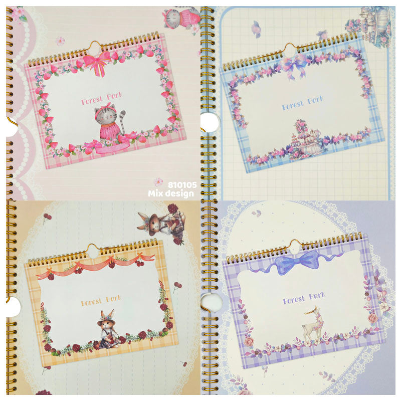 810105 PLANNER CARTOON PRINT SPIRAL 210x280MM