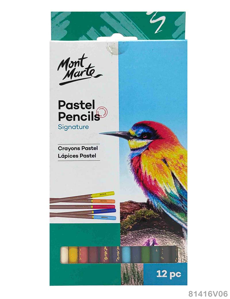 MONT MARTE PASTEL PENCIL 12PC-81416V06