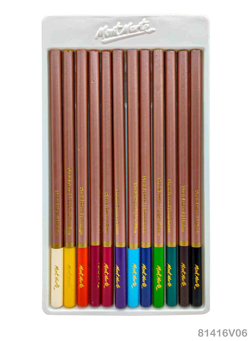 MONT MARTE PASTEL PENCIL 12PC-81416V06