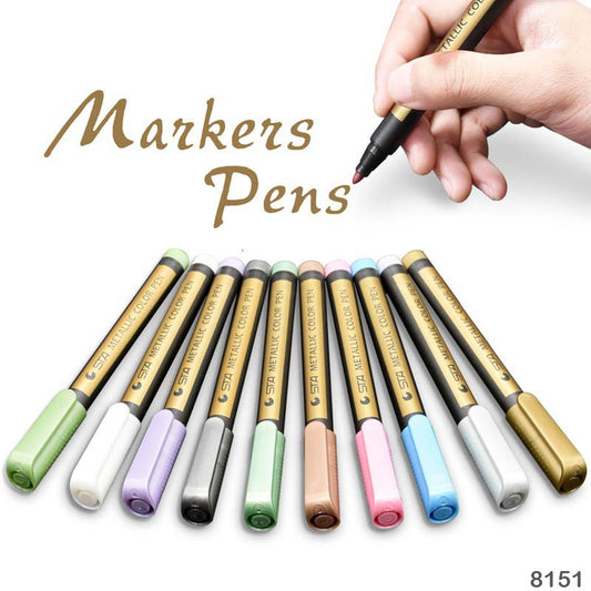 8151 METALIC COLOR PEN (10PCS)