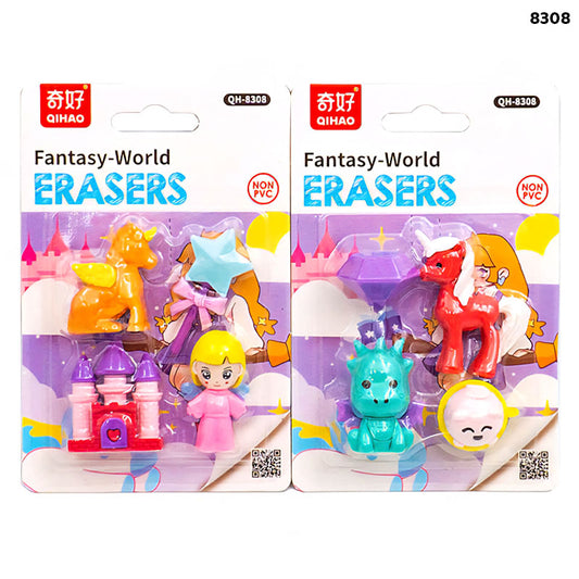 8308 FANTASY WORLD ERASER 1pc