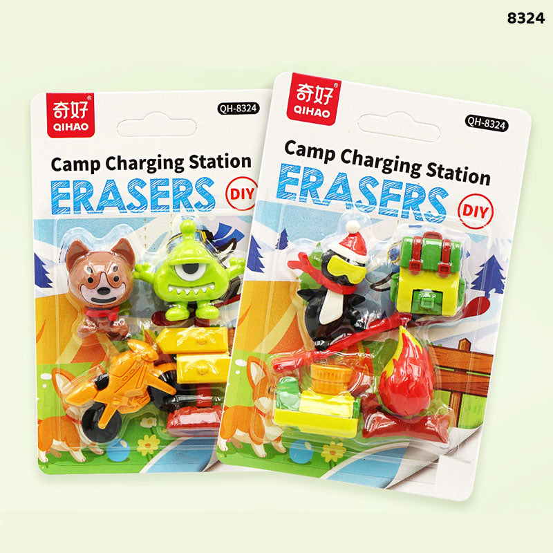 8324 CAMP CHARGING STATION ERASER 1PC