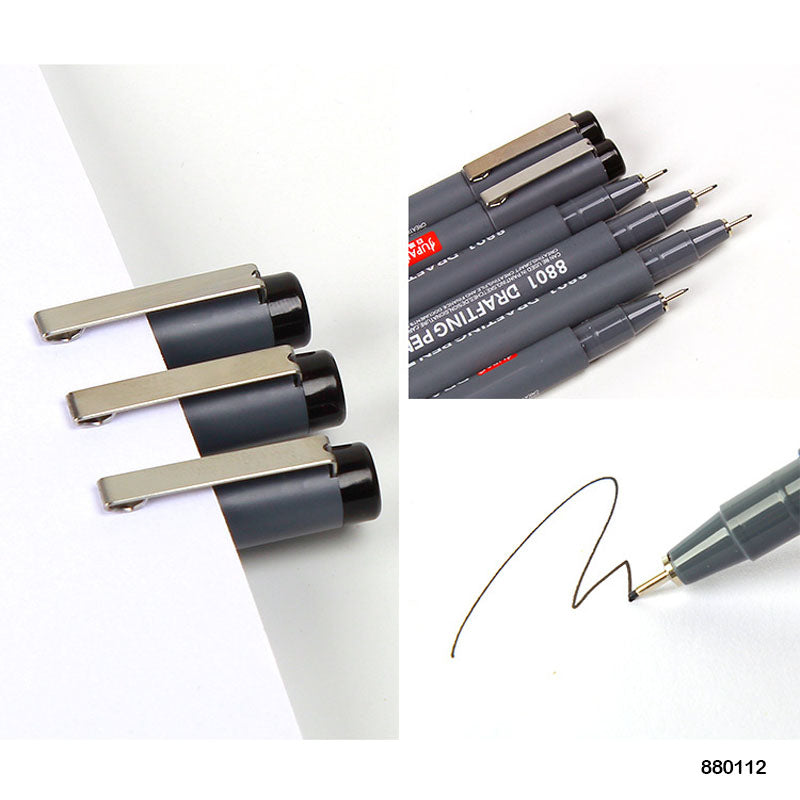 DRAFTING PEN 12PCS SET 880112