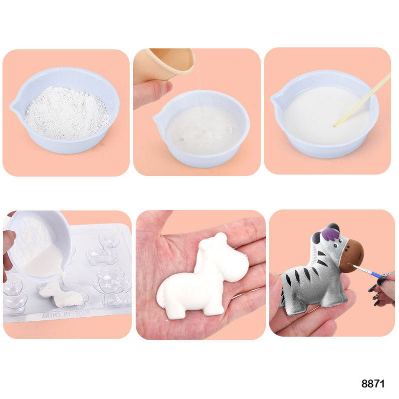 8871 DIY PAINT GYPSUM DINOSAUR