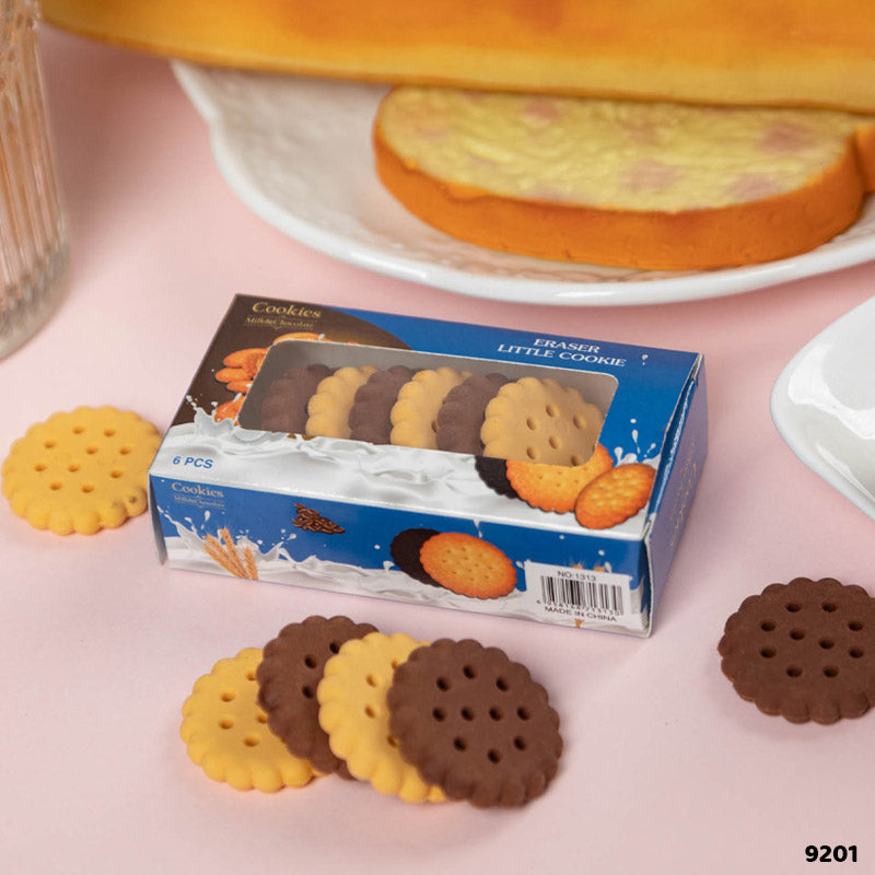 9201 LITTLE COOKIE ERASER 6PC