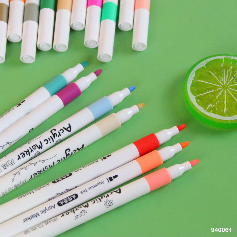 940061 ACRYLIC MARKER PEN 24 COLOR