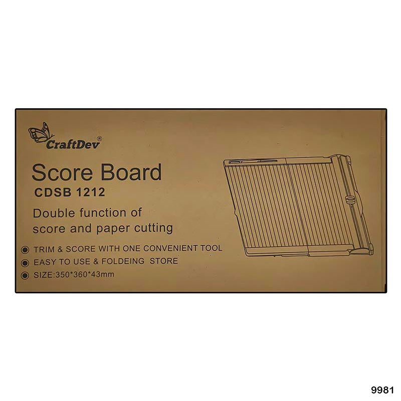 SCORING AND TRIMMING BOARD (9981) 12"X12"