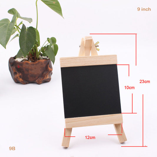 9" BLACK BOARD WITH EASEL (12X23CM) (9B)