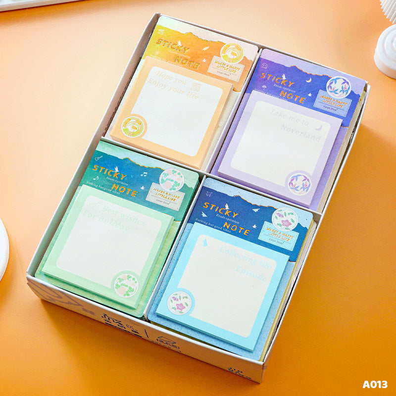 A013 STICKY NOTE 75x75MM 60 SHEET (36PKT)