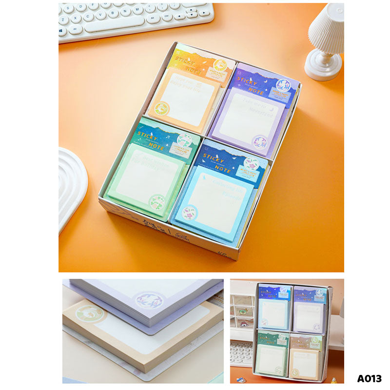 A013 STICKY NOTE 75x75MM 60 SHEET (36PKT)