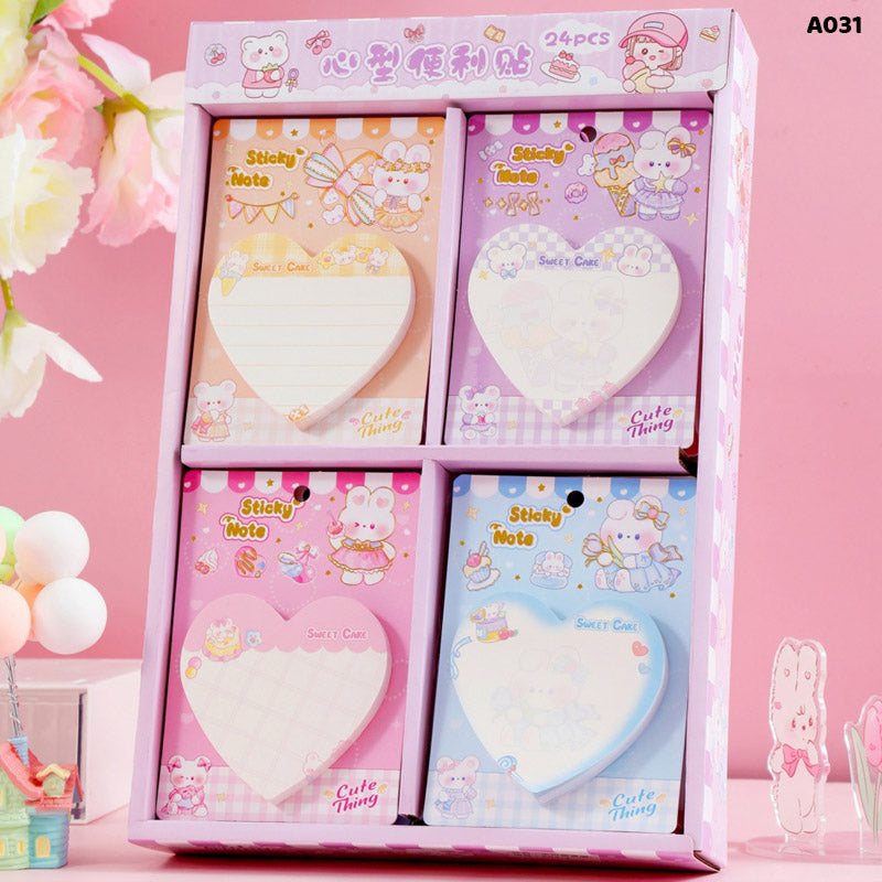 A031 STICKY NOTE 75x75MM 70 SHEET (24PKT)