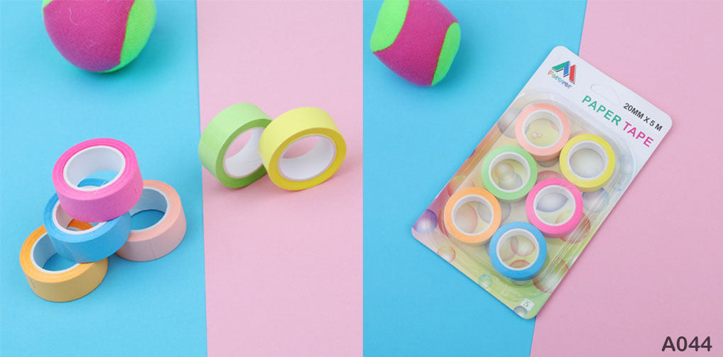 A044 NEON PAPER TAPE 20MM (A044)