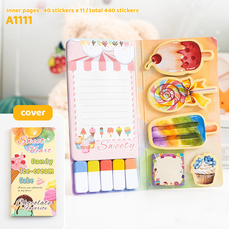 A1111 HANDBOOK STICKY NOTE 440PC