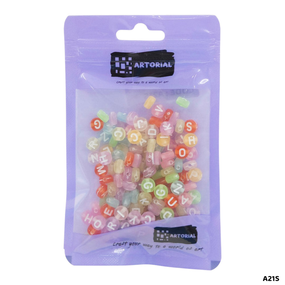 BRACELET BEADS PLASTIC 20GM (A21S)