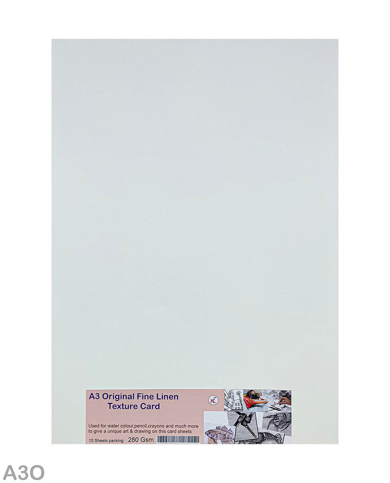 A3 ORIGINAL FINE LINER TEXTURE CARD-10S A3O