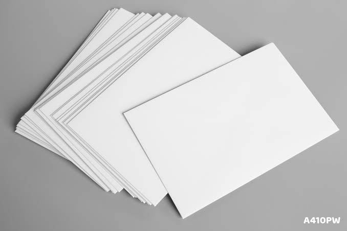 A4 PAPER 10 SHEETS WHITE (A410PW)