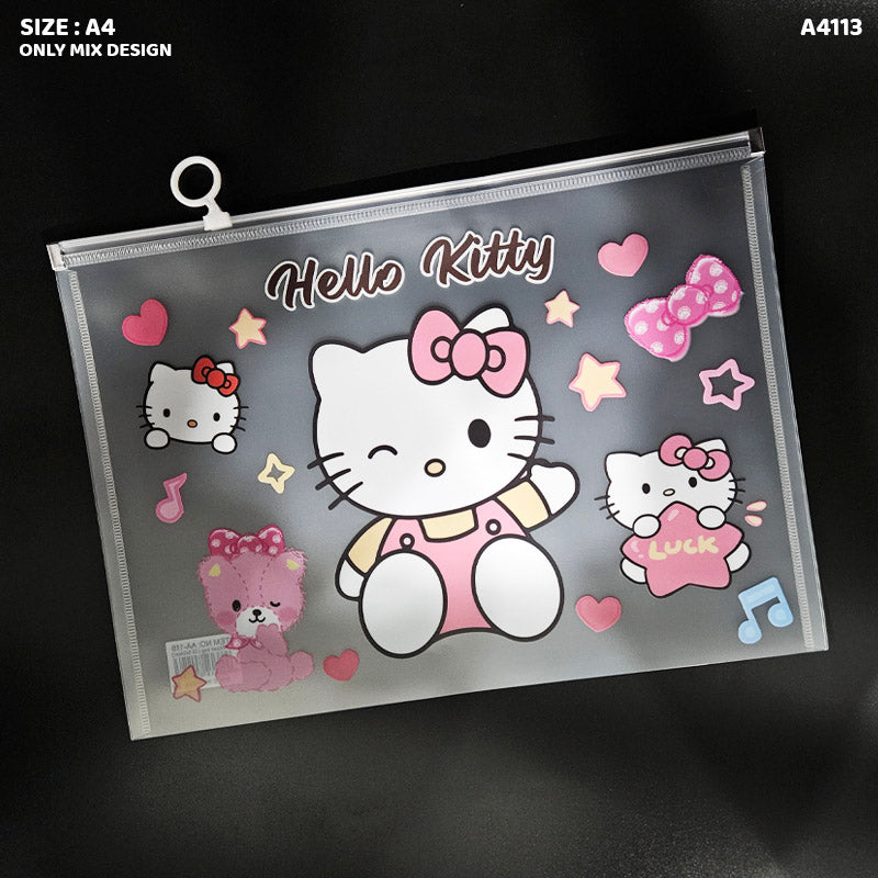 A4 CARTOON PLATIC ZIP BAG A4113